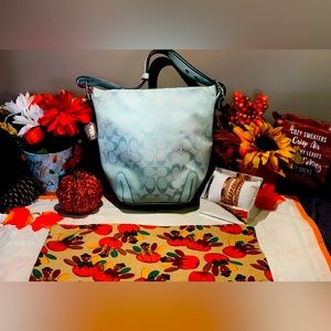 👛🙋🏻‍♀️ light blue coach purse 🤩 💙